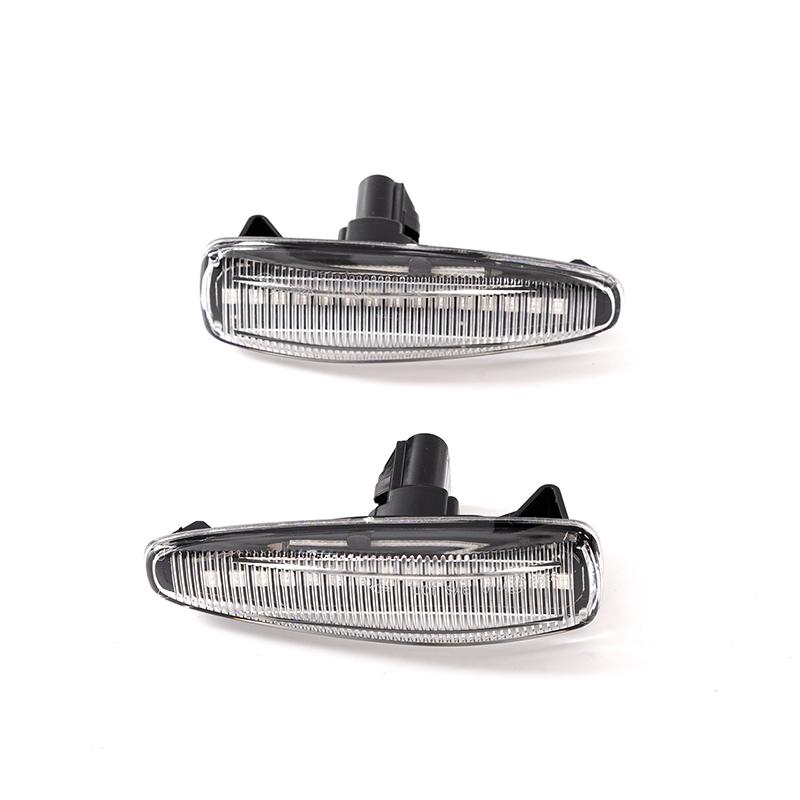 Rhyming Auto-LED-Front- und Heckleuchte, Stoßstangen-LED-Seitenmarkierungsleuchte, weißes Zubehör, 4 Paar, für Dodge Charger 2015–2022