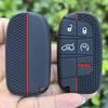 Silikon Autoschlüssel Abdeckung Fall für Dodge Ram Charger Journey Durango Jeep Grand Cherokee Chrysler Keyless Fob Shell Halter