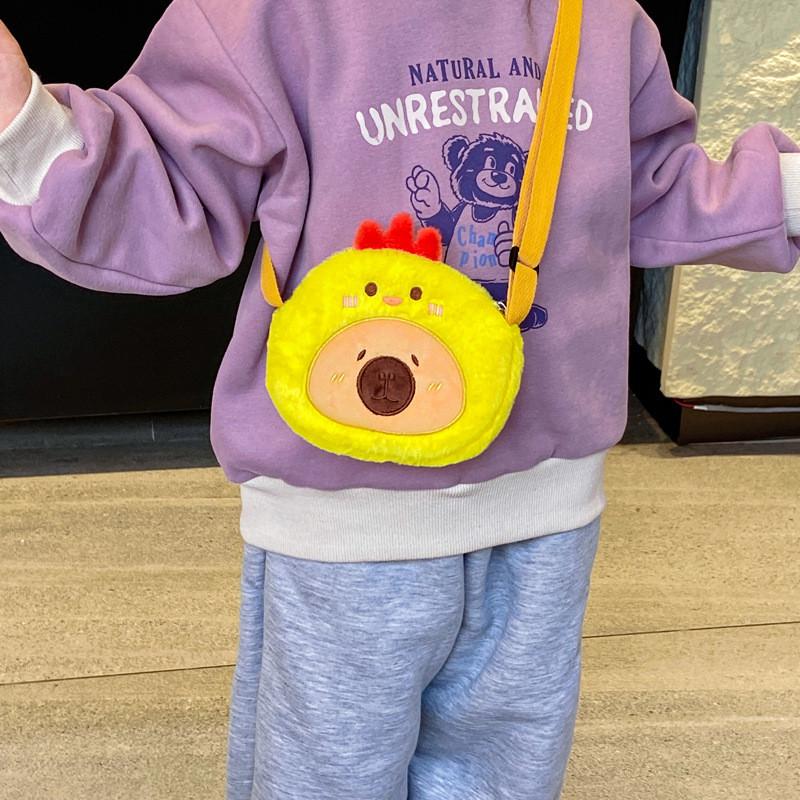 Dressing Cross Capybara Bear Rabbit Chicken Frog Panda Children Bag Shoulder