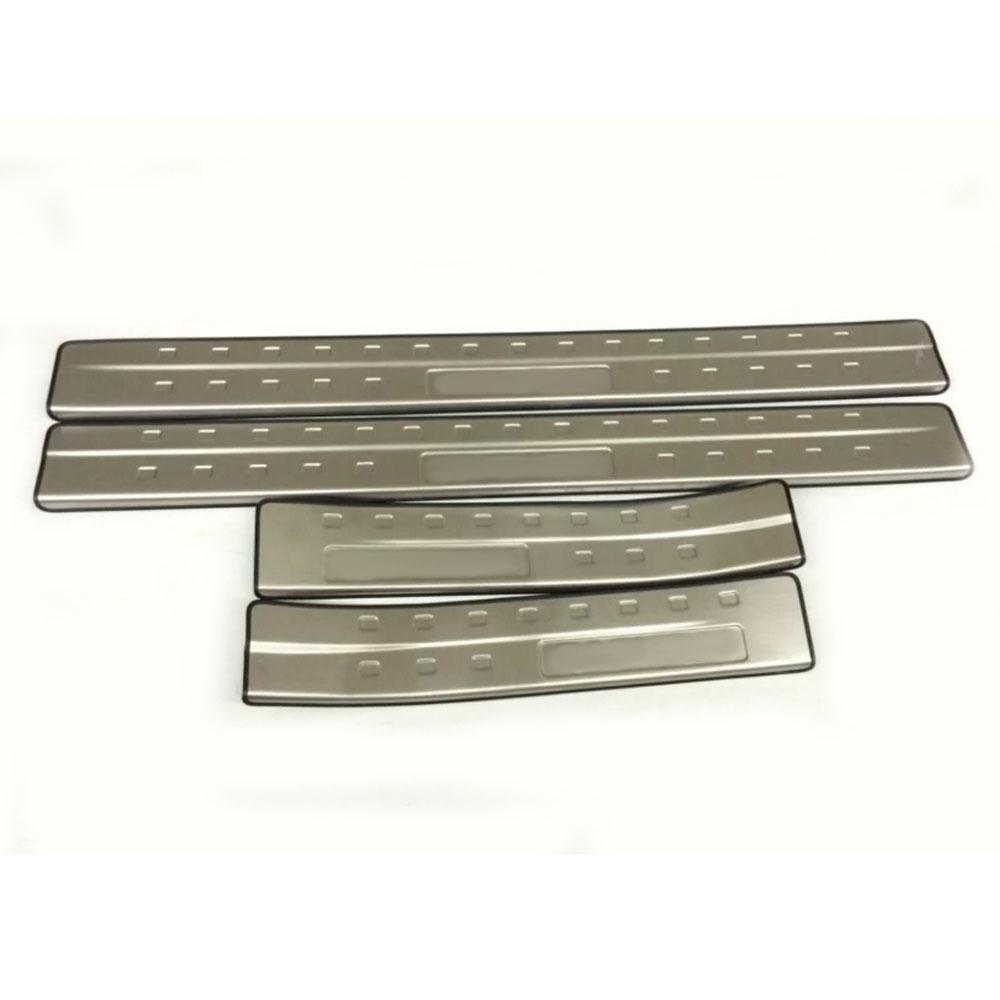 Car Stickers Ornament Stainless Steel Pedal Door Scuff Plate Cover Threshold External Trim For Nissan Qashqai J11 2016 2017 2018