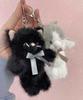 Fluffy Animal Mascot Plush Keychain Key Charm Bag Charm Charm Cat Cat Calico Chick Koala (Calico)