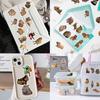 50PCS Capybara Stickers Funny Cute Brown Sticker Cartoon Animal Decal Vinyl Waterproof for Scrapbook Laptop Luggage Water Bottle