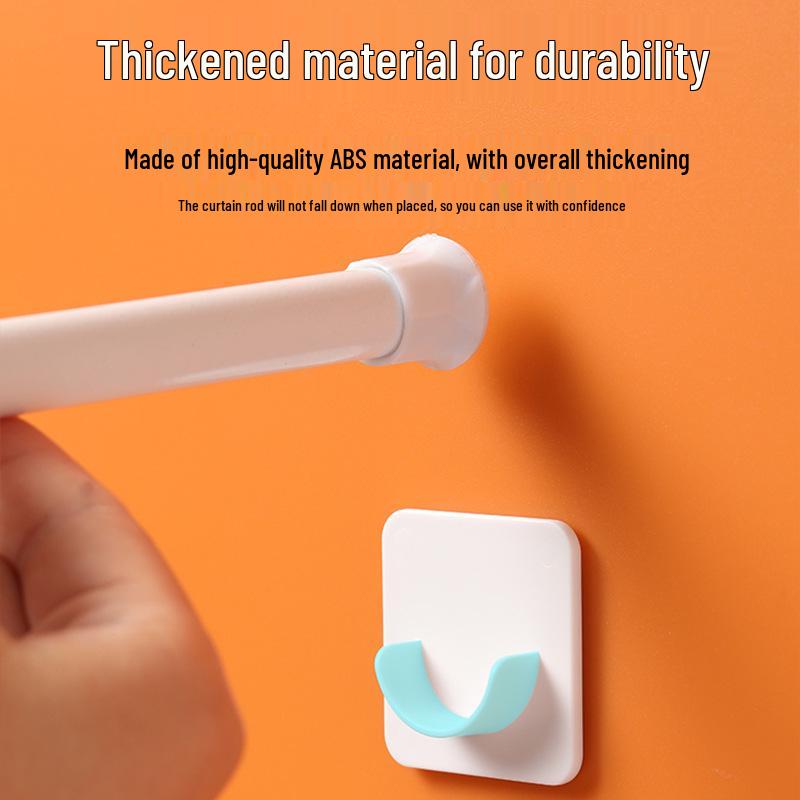 Verstellbare Gardinenstangenhalterung ohne Bohren Haken