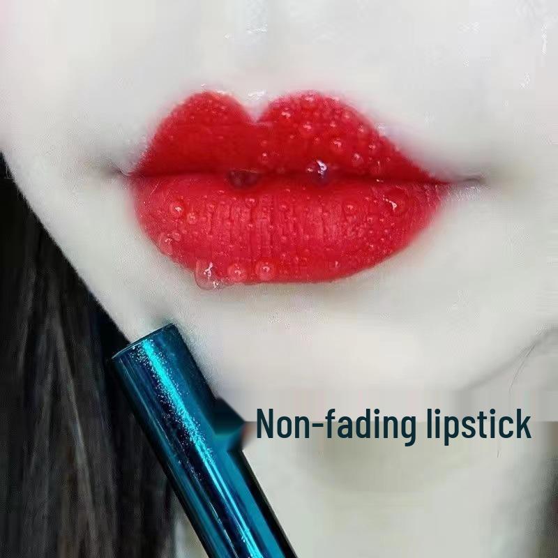 Cinnamon Milk Tea Waterproof Lip Gloss: Non-Fading, Moisturizing, Non-Stick, Long-Lasting, Brightening for Bare Skin.