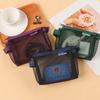 Coin Bags Clear Mesh Bag Lipstick Cosmetic Bag Retro Color Card Bag Mini Coin Purse  Children