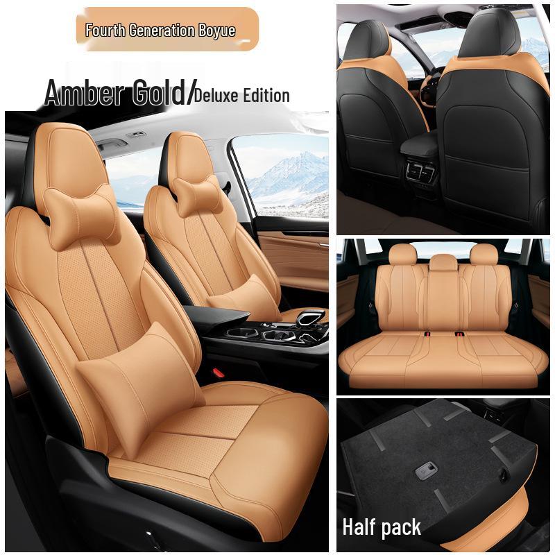 Compatible Seat Covers for 25 Geely Boyue L Models - Full Coverage, All-Season Cushions for 24 Models