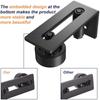 Stay Roller Door Slides Rails Adjustable Sliding Barn Bottom Sliding Door Guide  for Barn Door