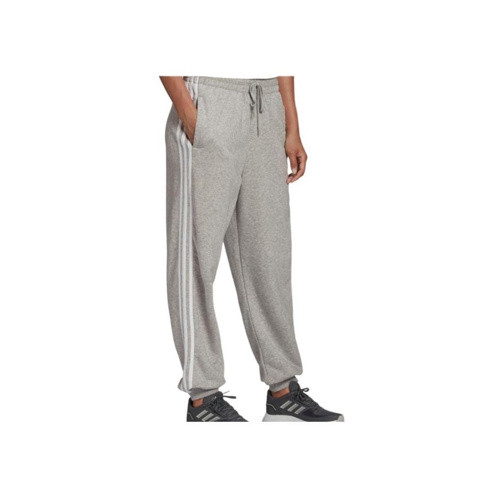 Adidas Casual Pleated Wide-Leg Sweatpants Women Bottoms Grey HD4304
