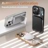 Magnetic Clear Phone Case for iPhone 16E 14 15 16 Plus 11 12 13 Pro Max X XR XS MAX 12 13 Mini Magsafe Charging Shockproof Cover