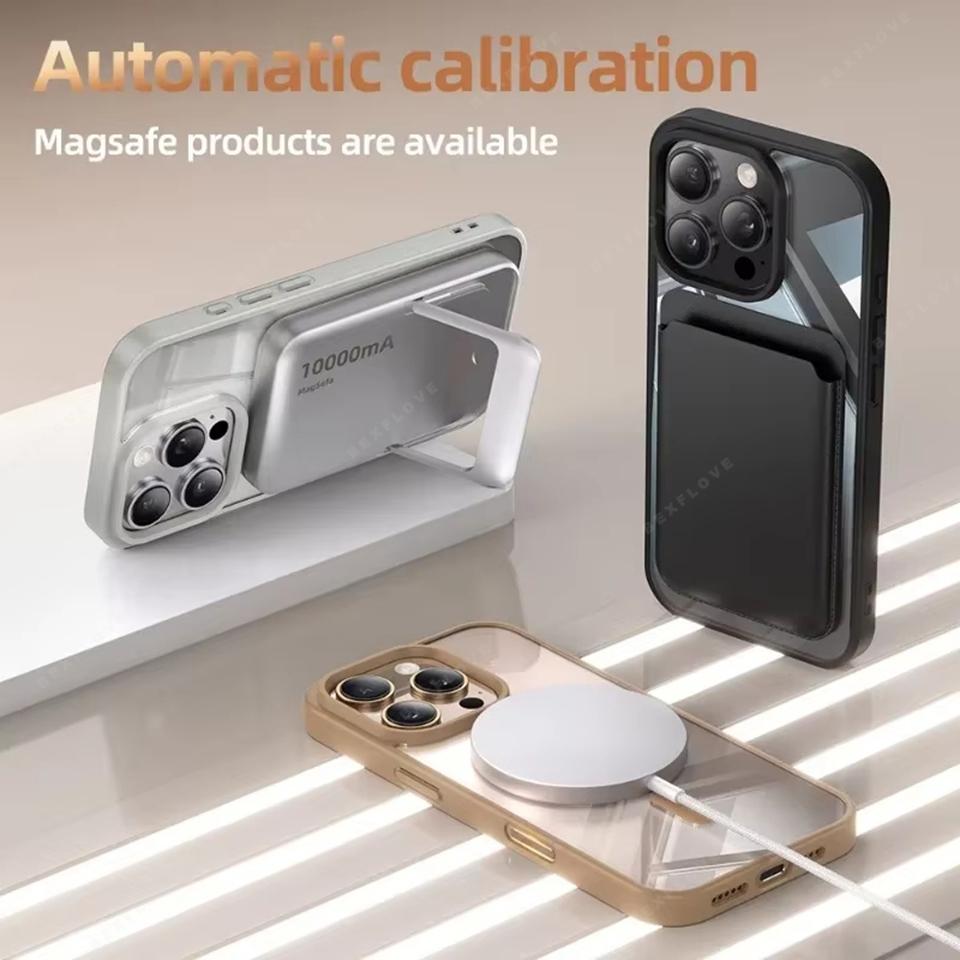 Magnetic Clear Phone Case for iPhone 16E 14 15 16 Plus 11 12 13 Pro Max X XR XS MAX 12 13 Mini Magsafe Charging Shockproof Cover
