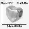 High Quality Irregular 304 Stainless Steel Beads For Jewelry Making Supplies No Fade Waterproof Moon Heart Star Bead Accessories