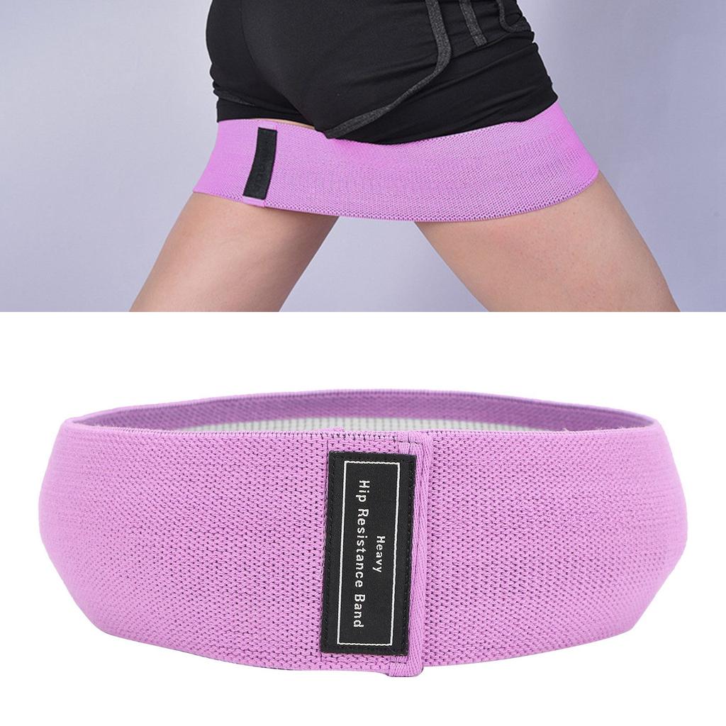 Exercise Resistance Band NonSlip Fitness Elastic Stretching Workout Band Pull Strap Belt(Black )