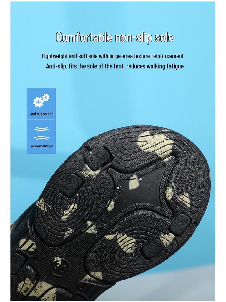 Summer Non-Slip Beach Sandals for Boys with Soft Soles - Children's Sizes