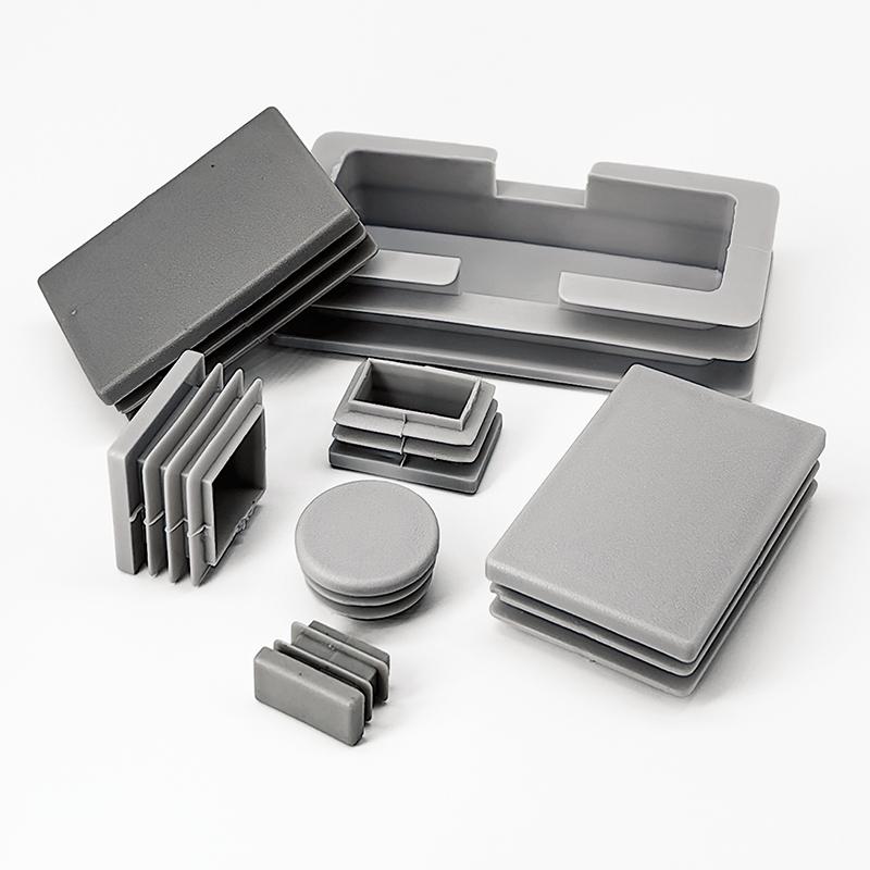 8~50 Stück Graue Kunststoff Rechteckige/Quadratische/Runde Quadratische Blindstopfen Rohreinsätze Stopfen Stopfen Stopfen 16mm~100mm