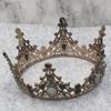 Retro Black Baroque Crown for Cake Decoration