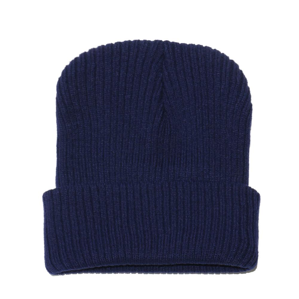Solid color striped knitted hat women's warm hat autumn and winter outdoor bag head wool hat riding ear protector cold hat men