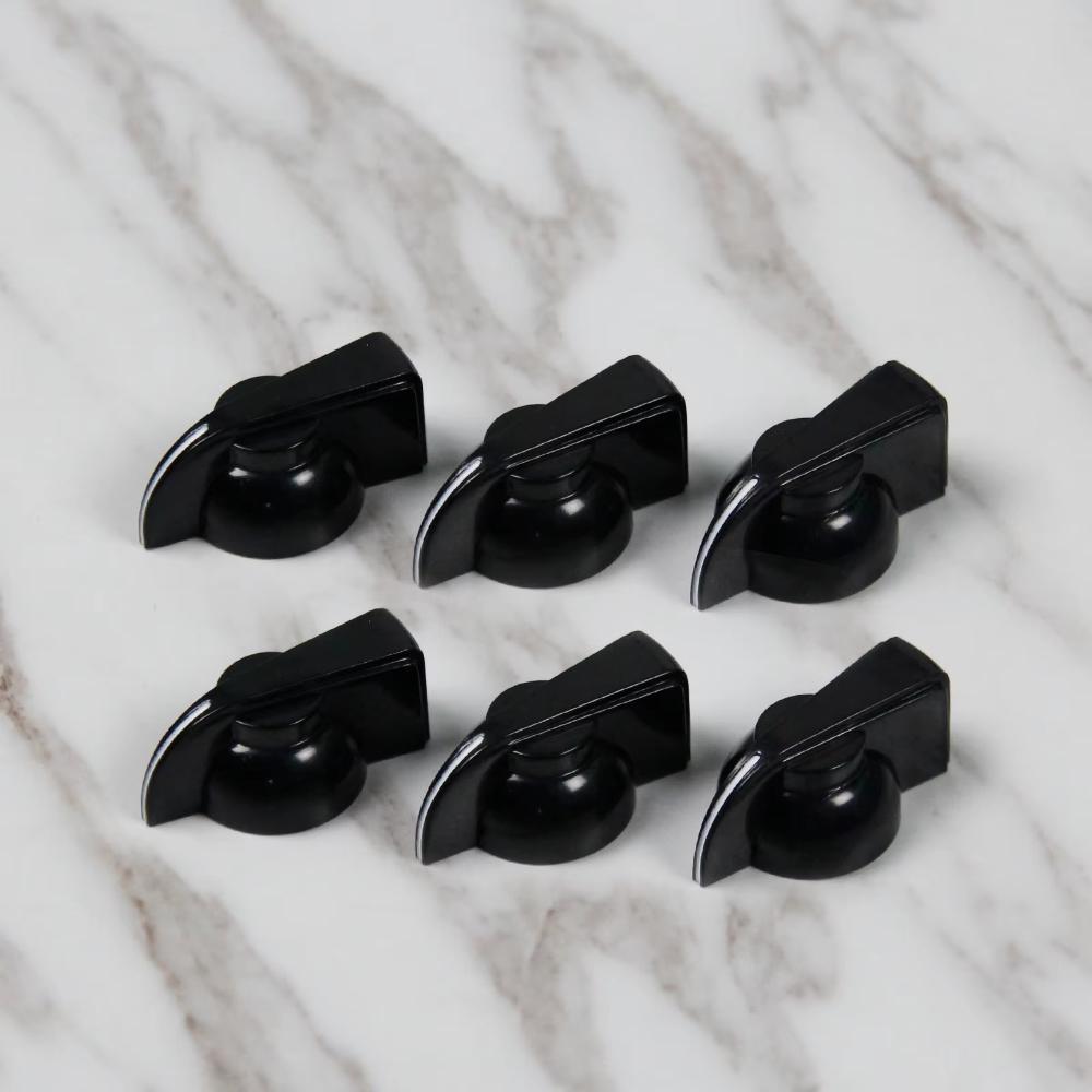 8Pcs Guitar Potentiometer Knob Aluminum Foil Effect Speaker Knob 180 Degree Volume Adjustment Guitar Knob Circular Hole 6Mm