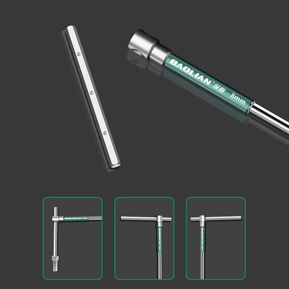 Hand Repair Tool Allen Hex Wrench 2.5/3/4/5/6/8/10mm T-Shaped Spanner Automobile Service