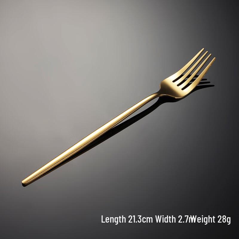Qianxing Portuguese Style Golden Dinner Fork