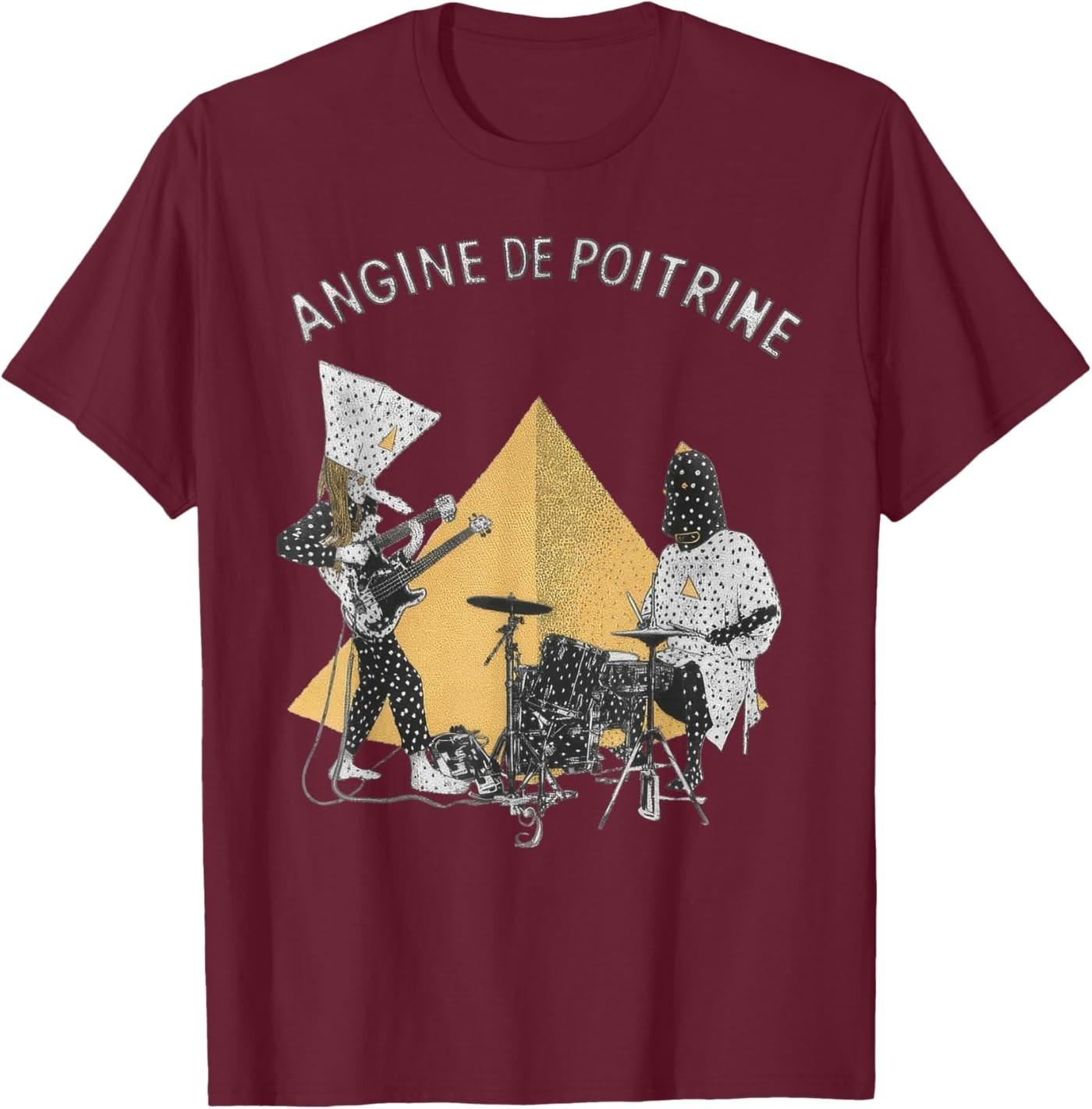 Angine de Poitrine Band Vintage Music Unisex T-Shirt S разноцветный