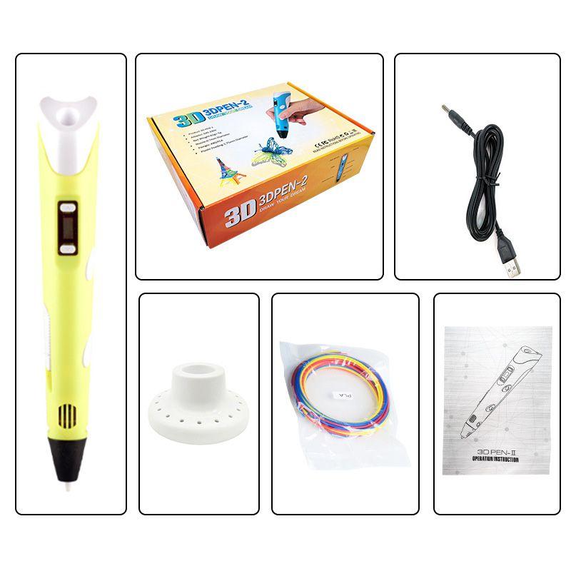 3d Pen Printing Childrens Hobbies Educational Toys Digital Intelligent Display