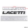 17.2X2CM Lettre Badge en Plastique ABS pour Chevrolet LACETTI Autocollant de Voiture Modification Coffre Étiquette Anglaise Hayon Lettre Logo