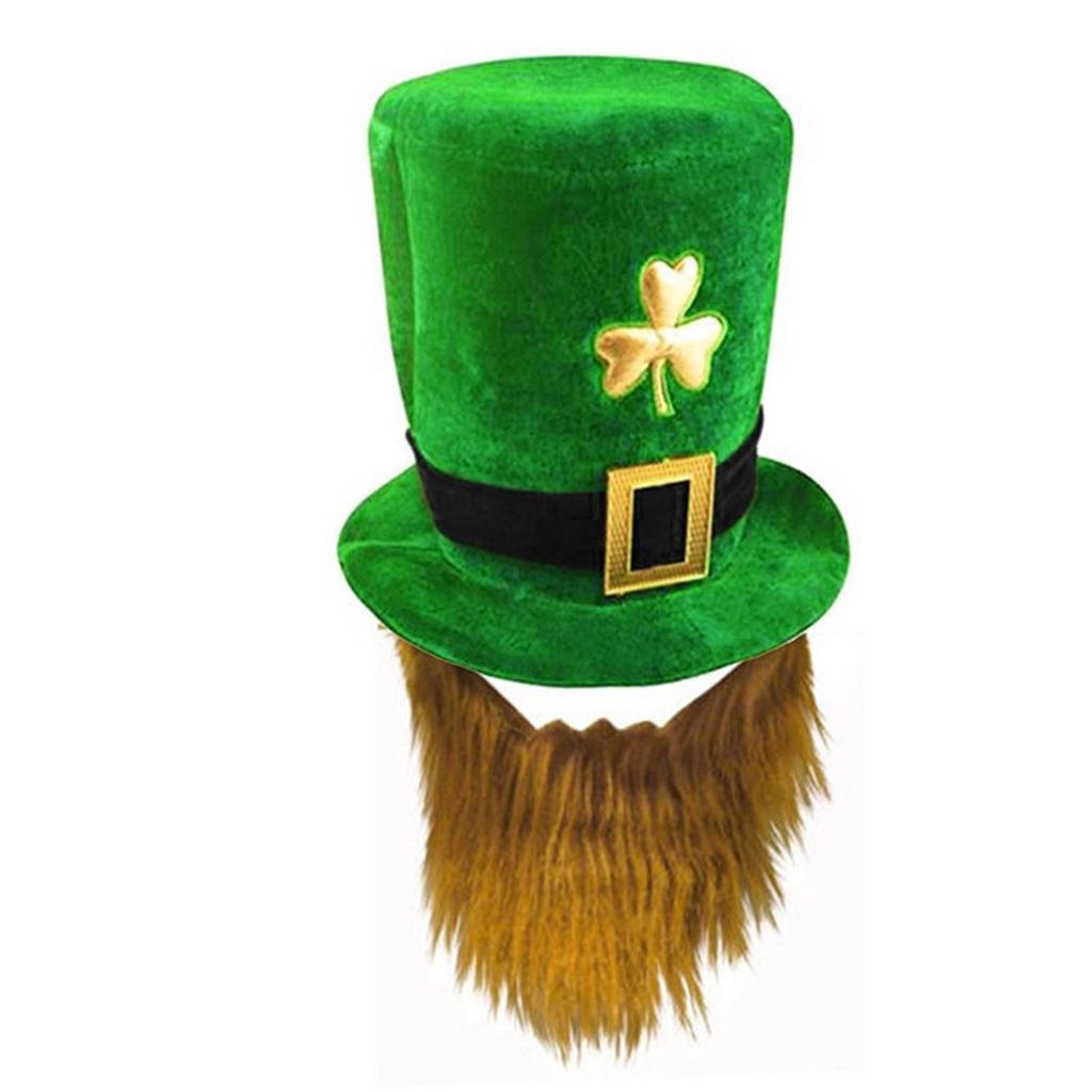 St. Patrick's Day Accessories Favors Set With Hat St. Patrick's Day Decorated Hats For Adults