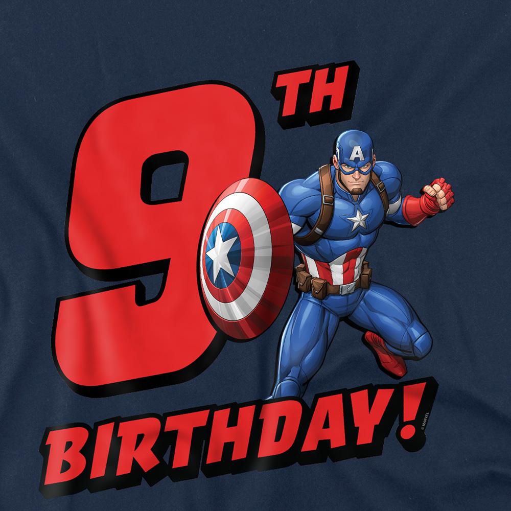 Captain America Childrens/Kids 9th Birthday Sweatshirt