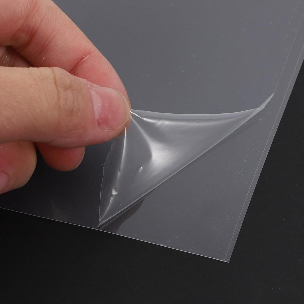Iplusmile Rigid Transparent PVC Plastic A4 Size 297 X 10 Sheets Sheet, Plate, 0.2mm Thick, (approx. 210mm),
