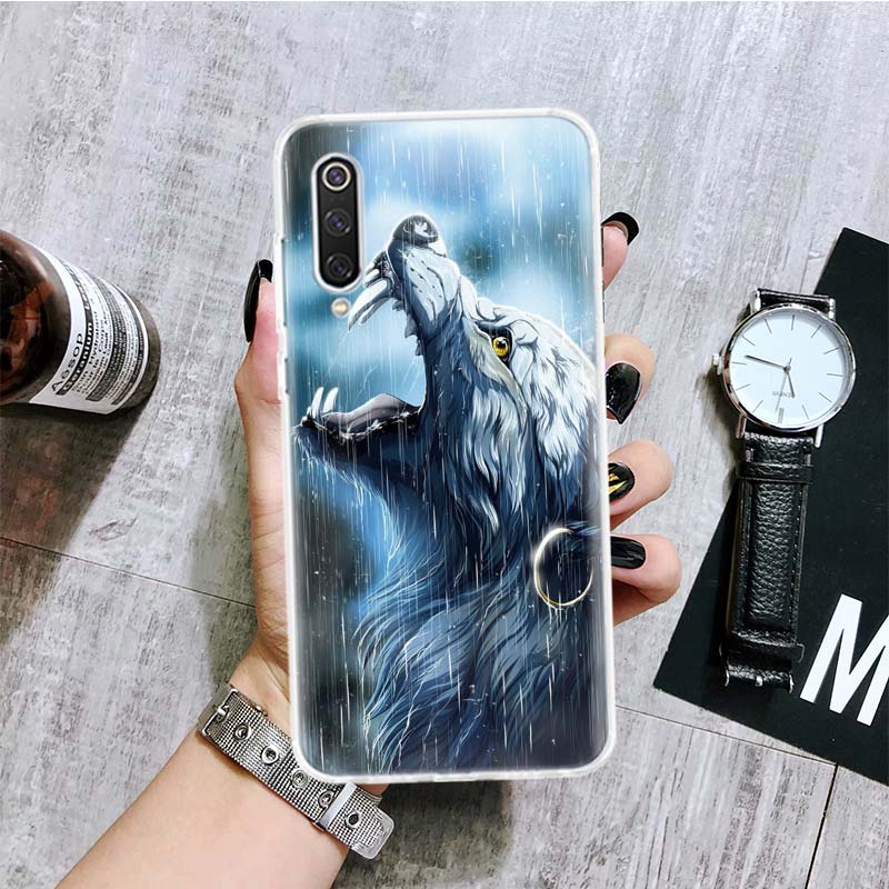 Wütendes Tier Wolf Wild Handyhülle Für Xiaomi Redmi Note 10 9 8 11 Pro 11T 11S 10S 9S 9A 9C 9T 8T 8A 7 7A 5 Kunstmuster Hülle