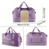Large-Capacity Travel Bag - Lightweight Nylon, Dry/Wet Separation, Perfect for Sports, Vacations & Short-Distance Business Trips, Luggage for Travel