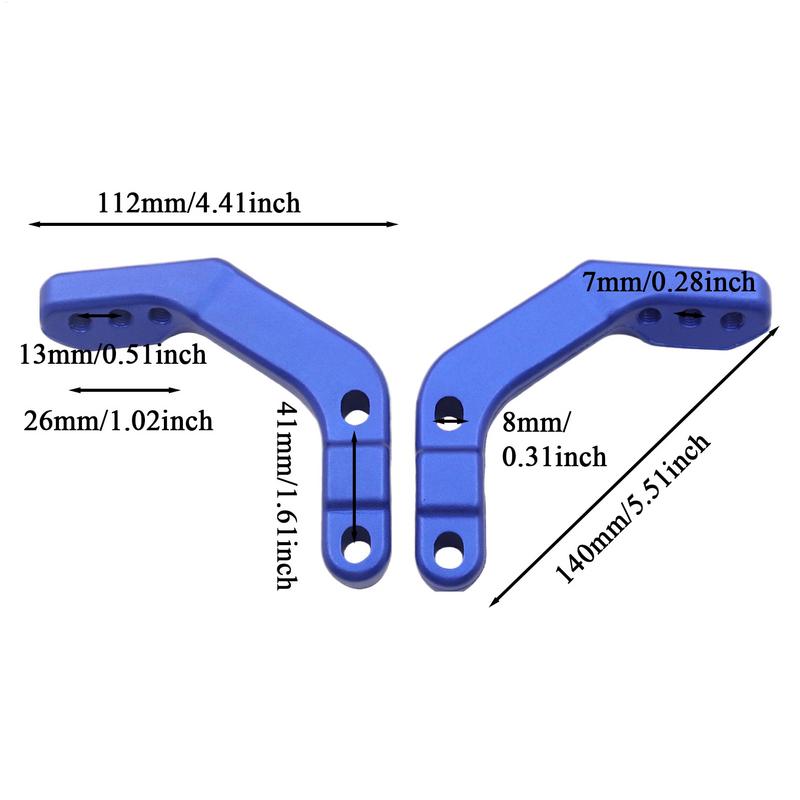 Hand Guard Mounting Bracket Hand Guard Install Bracket Sturdy Stable 28mm Aluminium Alloy Motor Accessories for Motocross ATV