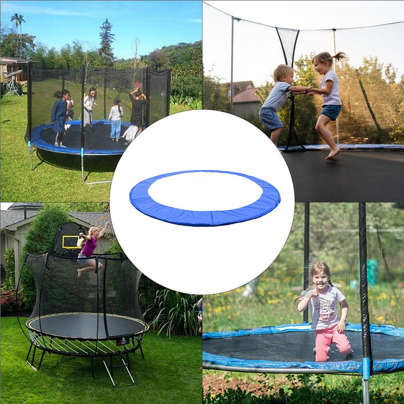 Trampoline Pad Replacement 8/10 Ft Spring Cover Trampoline Padding Trampoline Replacement Pad Blue Surround Spring Foam Cover
