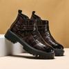 [Order Can Be Processed] New Martin Boots Men's Durable British Short Boots Medium Help Retro Men's Leather Boots