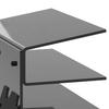 Computer Peripherals Organizer 3-Tier Keyboard Display Stand, Ergonomic Tilt Acrylic Storage Organizer, Shelf Space Saving Holder for Mechanical