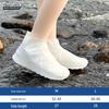 Copriscarpe in Silicone Antipioggia Impermeabili Antiscivolo - Durevoli, Riutilizzabili, Protezione Alta per Donna, Uomo e Bambini.