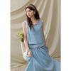 Women's Elegant Sequin Vest & Long Skirt Set