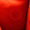 Celine Luggage Handbag Micro Shopper Red/Orange Leather Women Used
