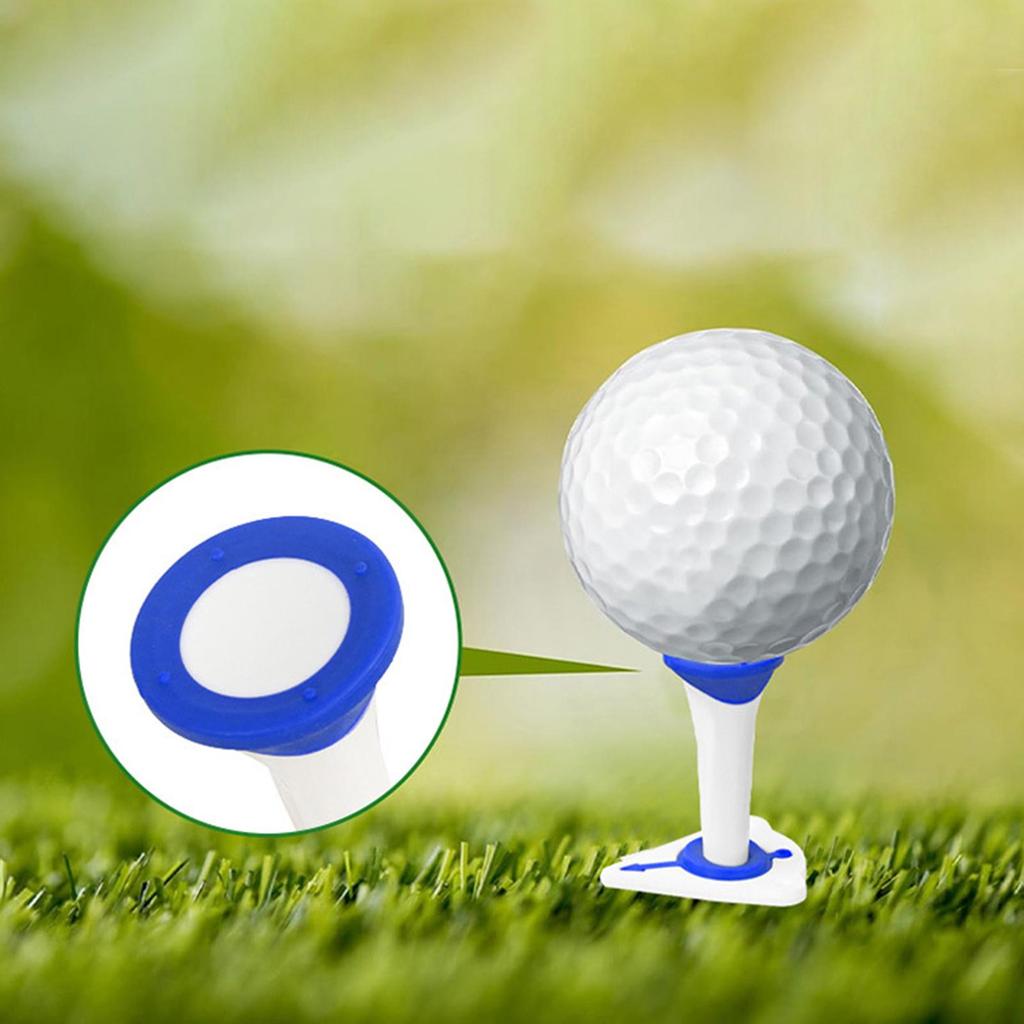 Adjustable Plastic Golf Tee Ball Marker Reusable Direction Support Accuracy Tool For Golfer Backyard Training Practice