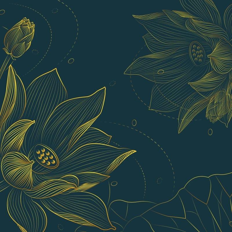 70x70cm Japanese Style Handkerchief Furoshiki Printed Square Napkin Mid-Autumn Festival Mooncakes Gift Box Wrapping Towel