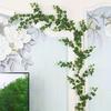 Creeper Fake Flower Decoration Green Leaf Vine Fake Leaf Eucalyptus Plastic Flower Vine Pipe Decoration Leaf