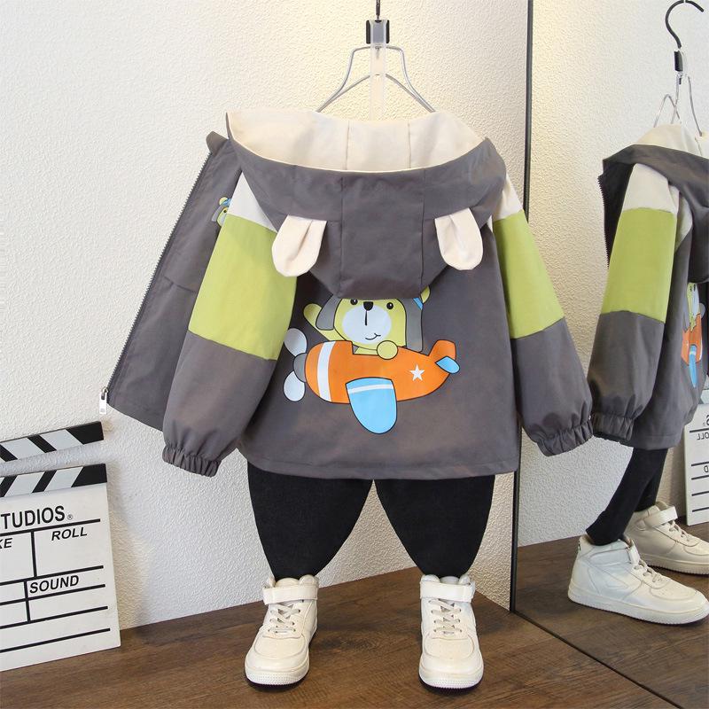 

Детская мультяшная ветровка 2025: Повседневная верхняя одежда для мальчиков на весну/осень 100