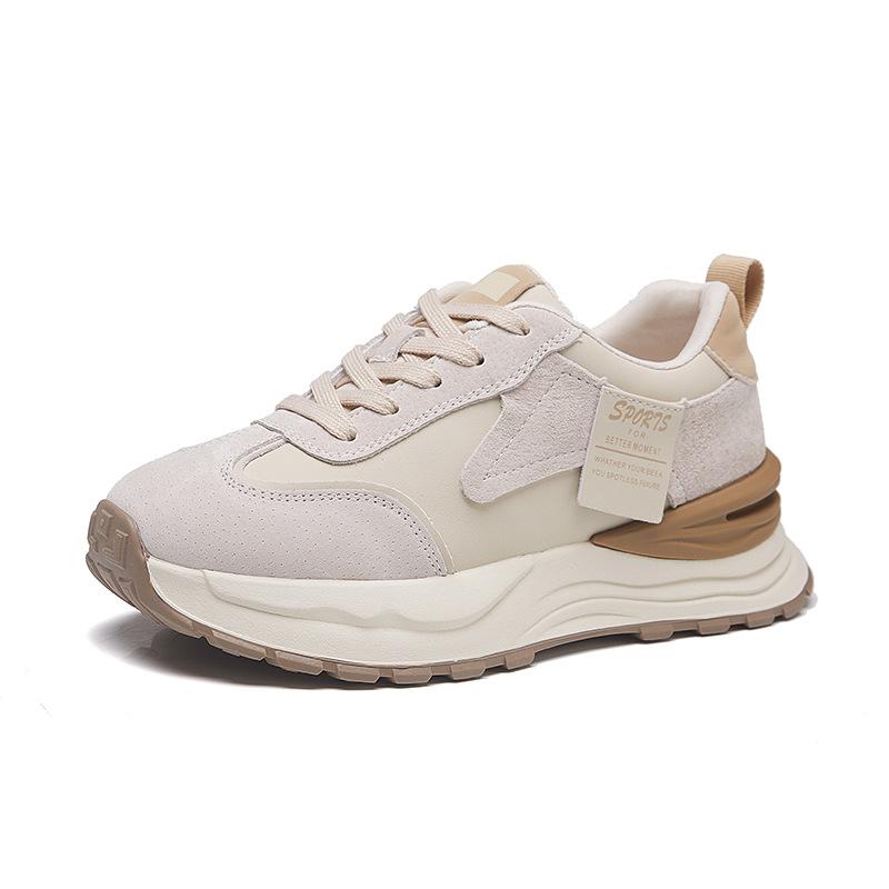 New Dad Shoes for Women, Fashionable Thick-soled Sports Single Shoes