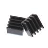 10Pcs  8.8X8.8X5Mm Black Aluminum Heatsink Cooling Radiator With Thermal Pad