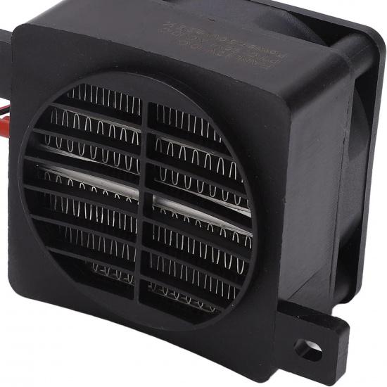 Air Heater, PTC Ceramic Heating DC12V 50W Constant Temp Reinforced Nylon Shell PTC Air Heater Insulation Temperature 2.4 X 2.4 X 1.7in Car Fan Heater