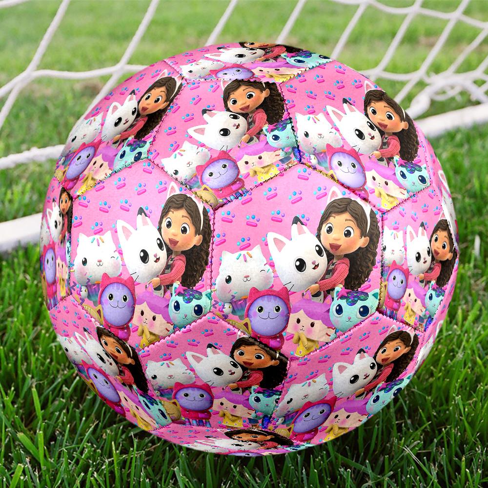 Gabby’s Dollhouse Theme Size 5 Soccer Ball, Suitable for Both Indoor and Outdoor Matches, a Gift Suitable for Everyone.