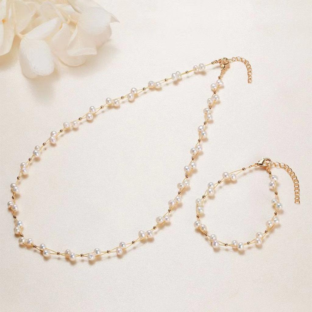 

Xiaomi NK-67 Pearl Light Luxury Versatile Clavicle Chain Necklace