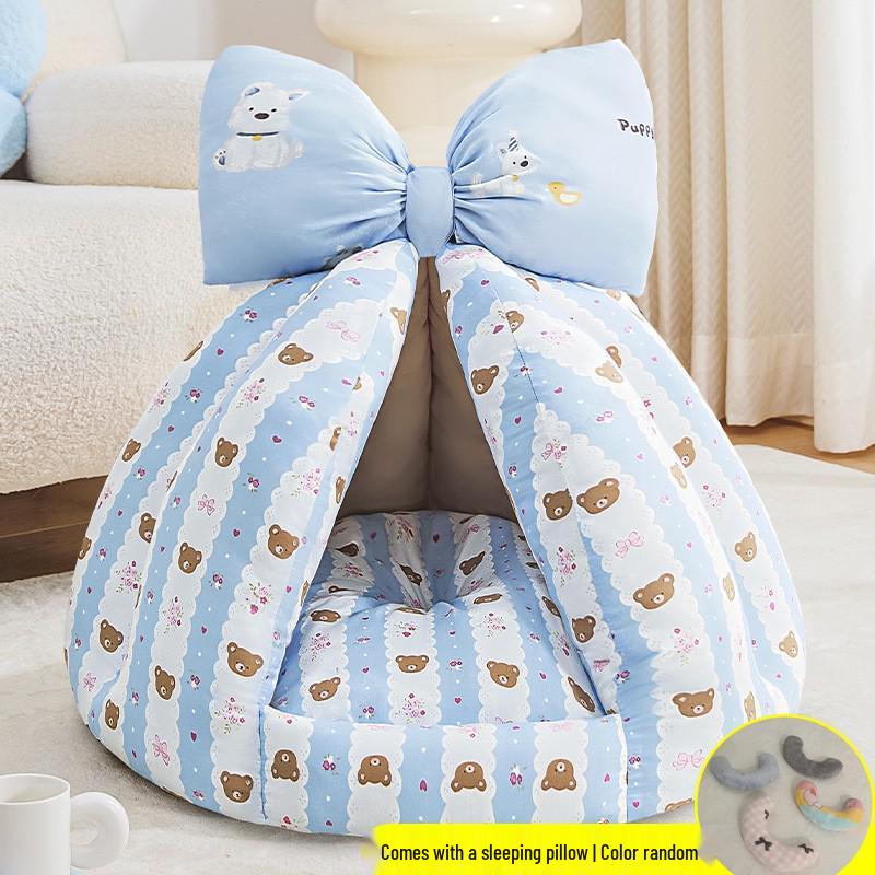 Four Seasons Semi-Closed Pet Tent: Universal Dog & Cat House