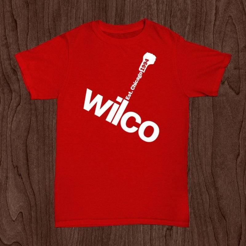 Wilco band CHICAGO 1994 red T-shirt short sleeve 1F2186 S