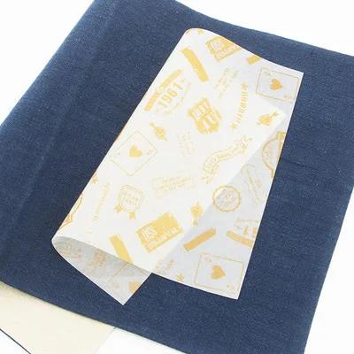 25Pcs/Lot Wax Paper Grease-Proof Food Wrappers Wrapping Paper for Bread Sandwich Burger Fries - Oilpaper / Baking Tools